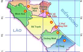 Bản đồ tỉnh Quảng Bình