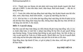 Mẫu hợp đồng thuê mặt bằng bất động sản đơn giản năm 2018